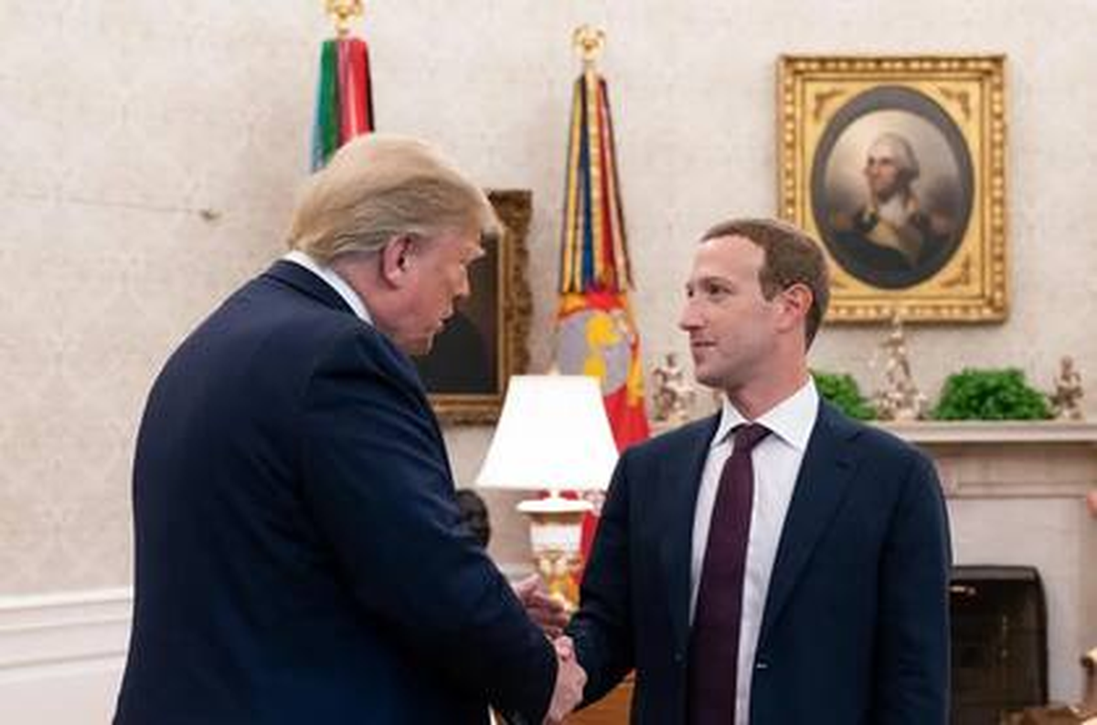 Mark Zuckerberg reivindicó su asociación con Donald Trump. Mark Zuckerberg reivindicó su asociación con Donald Trump.