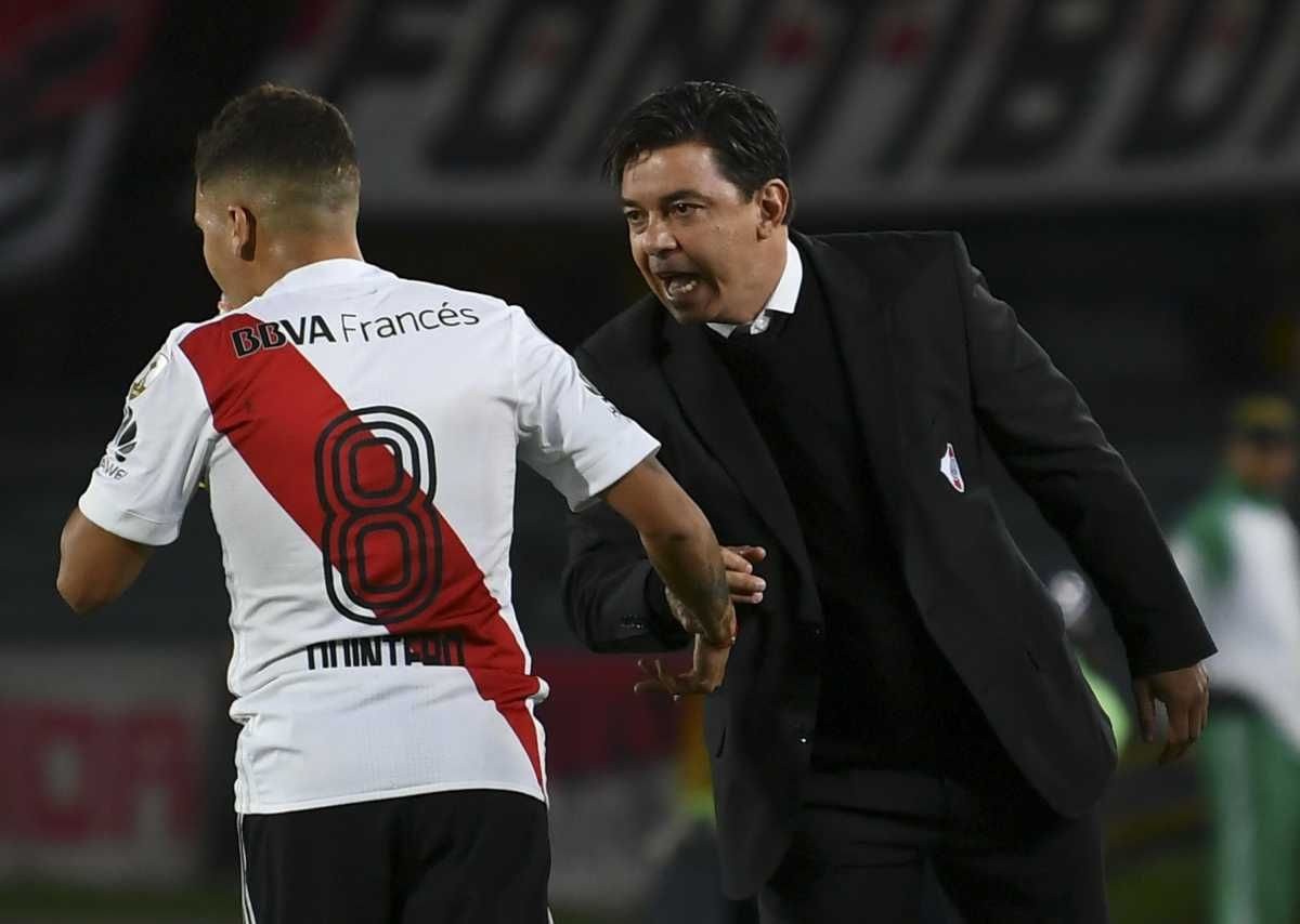 Marcelo Gallardo tiene un cariño especial por Juanfer Quintero