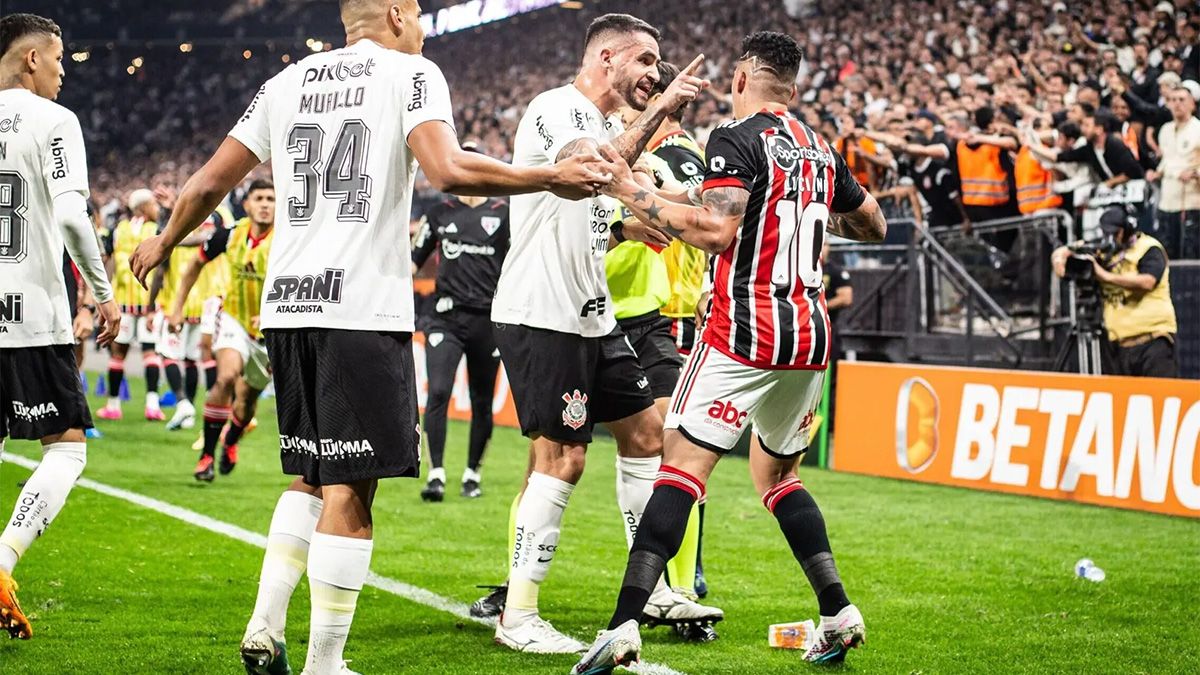 Corinthians le ganó al Sao Paulo pero explotó la polémica tras las acusaciones de un periodista contra Vanderlei Luxemburgo. (Foto: Gentileza: W9 PRESS/Gazeta Press)