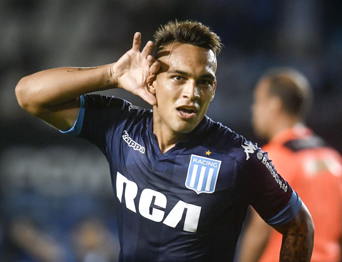 Lautaro Martínez surgido en Racing
