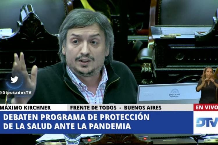 Máximo Kirchner, diputado nacional.