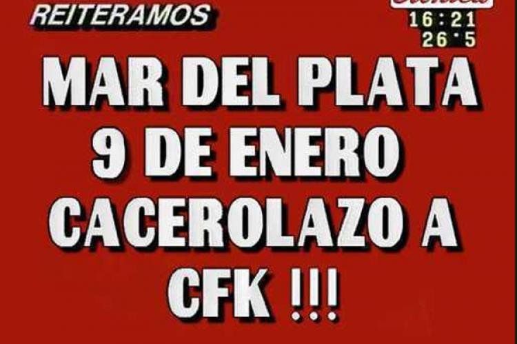 Convocatoria al 9E en las redes sociales utilizando el estilo de Crónica TV.