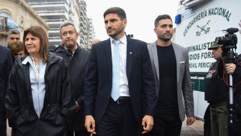 Maximiliano Pullaro promete más seguridad de la mano de Patricia Bullrich. Maximiliano Pullaro promete más seguridad de la mano de Patricia Bullrich.