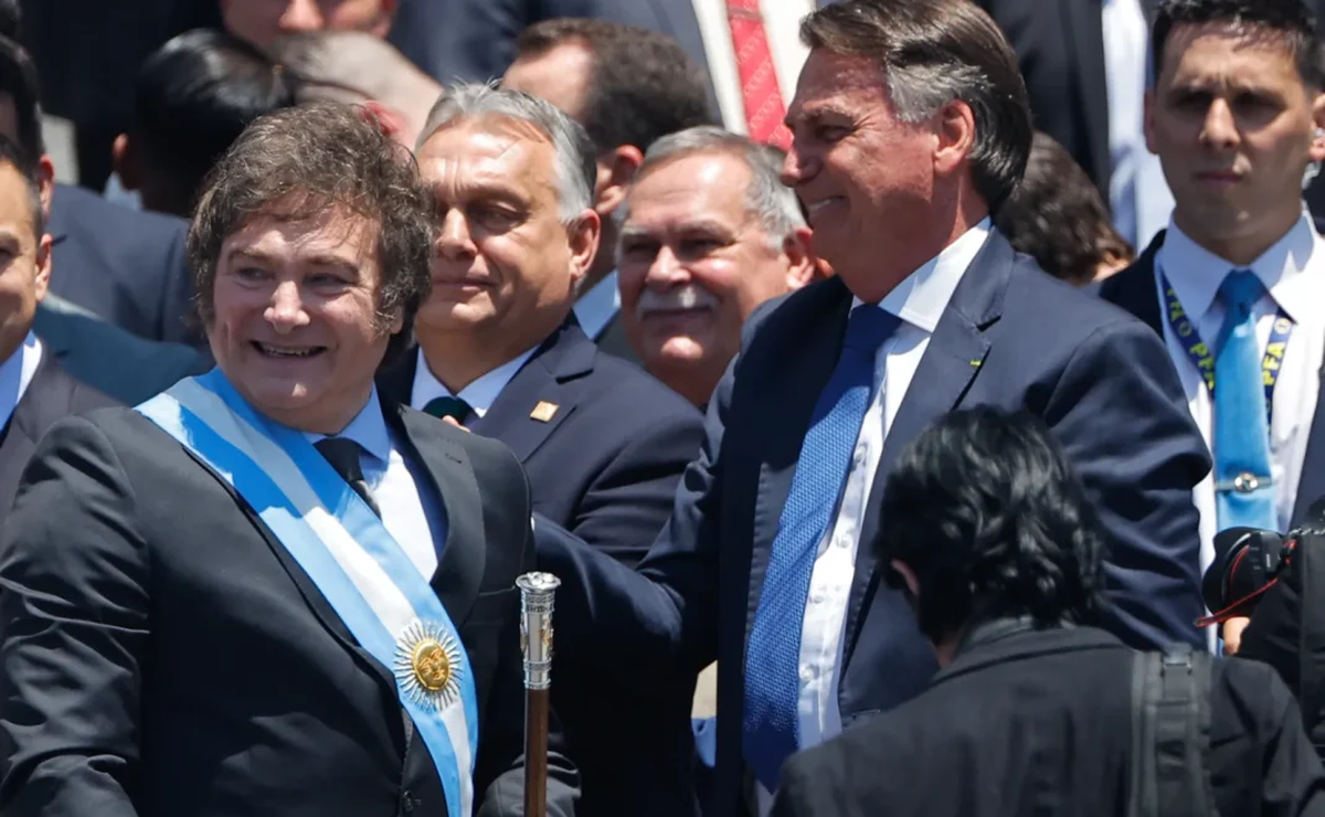 Javier Milei y Jair Bolsonaro. Javier Milei y Jair Bolsonaro.