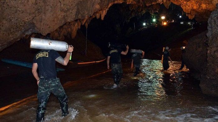 La cueva en que los niños quedaron atrapados en Tailandia podría ser nuevo destino turístico, dicen funcionarios. Foto: Web
