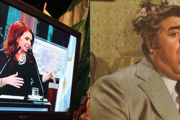 Cristina y el inolvidable Jorge Porcel protagonista de la película Te rompo el Rating...
