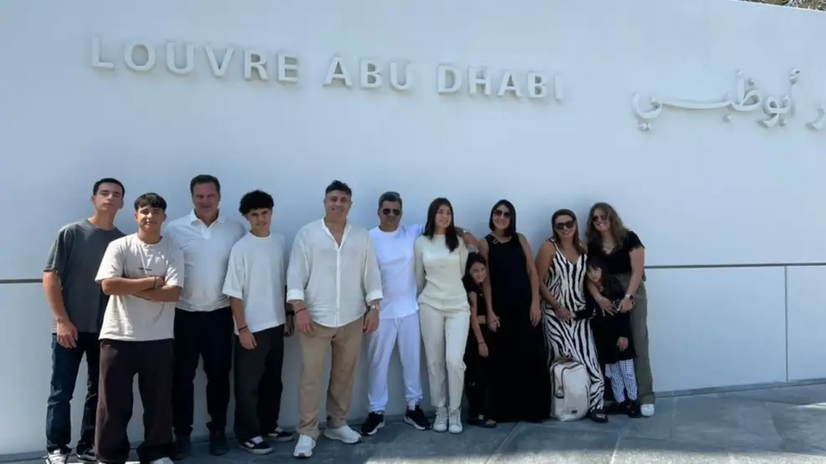 Parte de las familias varadas en Dubái Parte de las familias varadas en Dubái