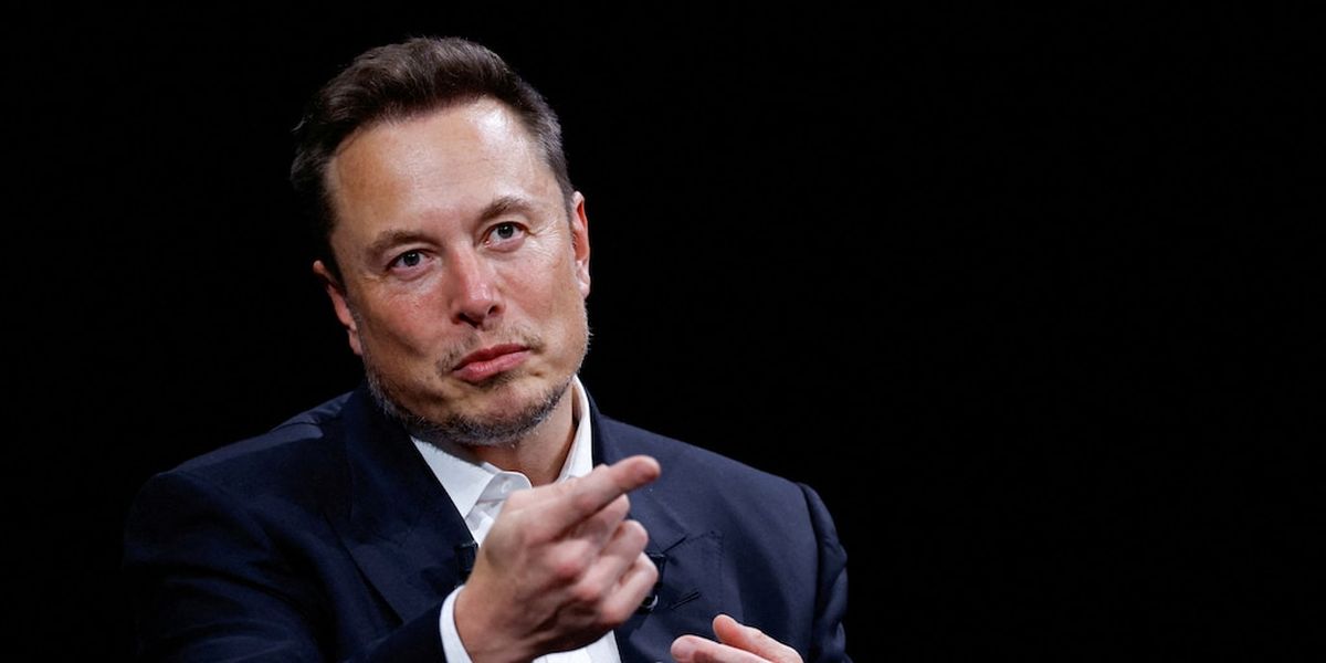 Elon Musk, dueño de Tesla. 