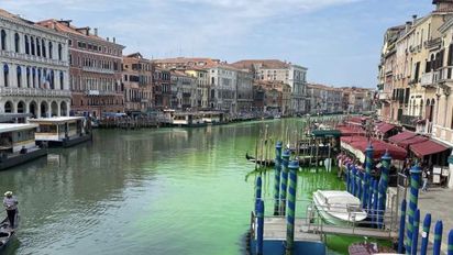 Italia: Misterio por Venecia teñida de verde, ¿un argentino detrás?