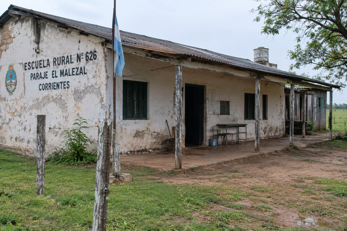 Escuela rural donde Godoy daba clases Escuela rural donde Godoy daba clases 