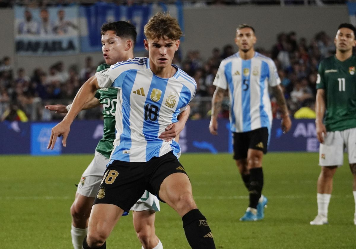 Nico Paz, jugador del Como y la Selección Argentina Nico Paz, jugador del Como y la Selección Argentina