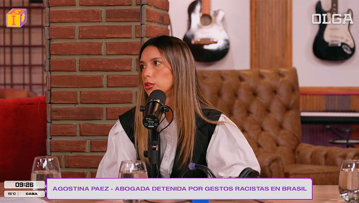 Agostina Paez en OLGA. Agostina Paez en OLGA.