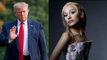 Cruce entre Ariana Grande y Trump: 
