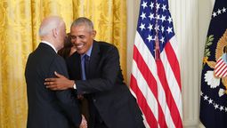 Barack Obama y Joe Biden, actual presidente de USA.