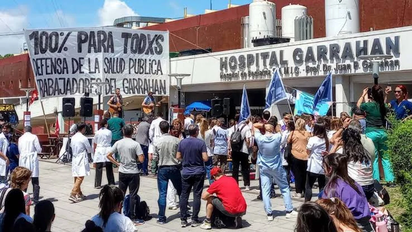 Otro paro en el Hospital Garrahan ahora contra el 