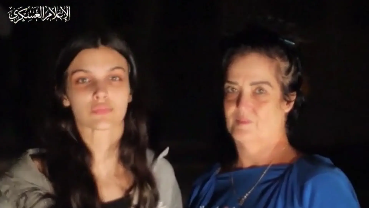 2 rehenes estadounidenses liberadas por Hamas. 2 rehenes estadounidenses liberadas por Hamas.