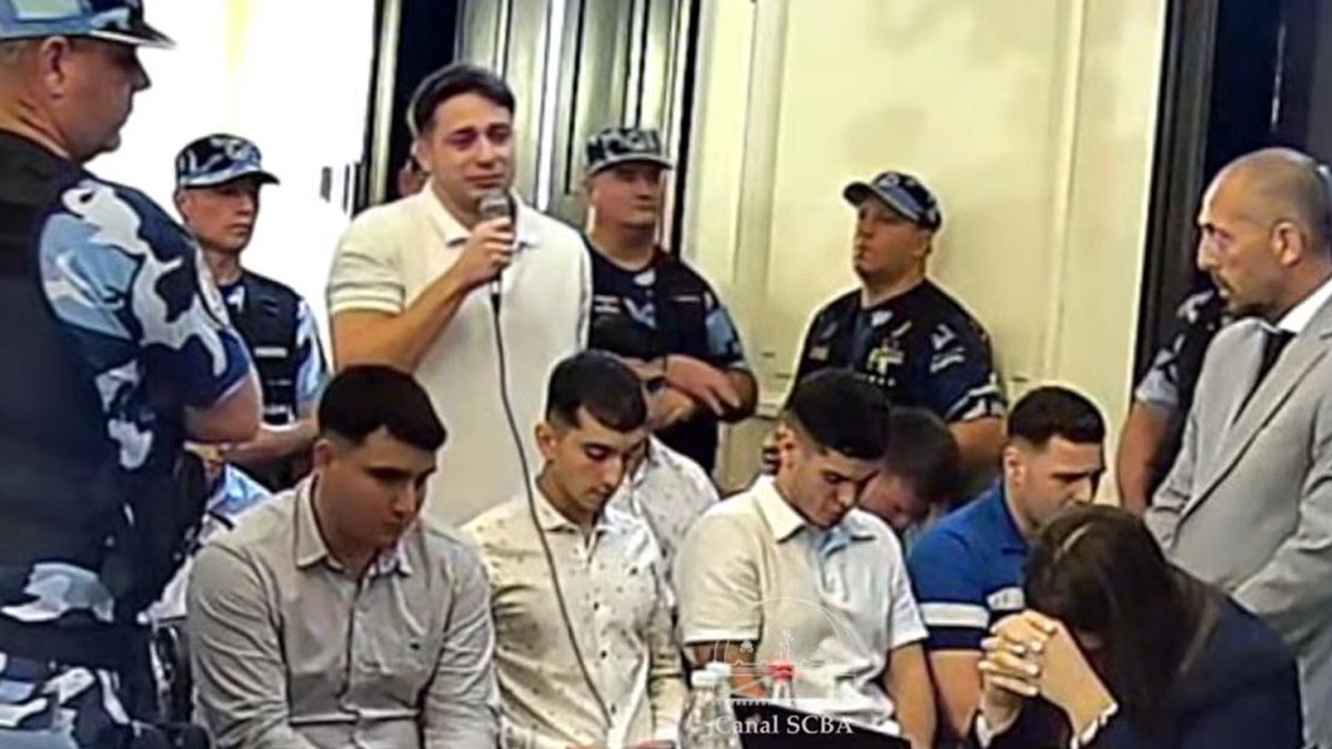 Thomsen, el más complicado, se quebró al dar sus últimas palabras en el juicio (Foto NA).