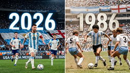Argentina volvió a hacerle la vida imposible a Inglaterra 40 años después. Lionel Messi heredó a Maradona y las coincidencias con 1986 son una cosa de locos. Foto: Gemini
