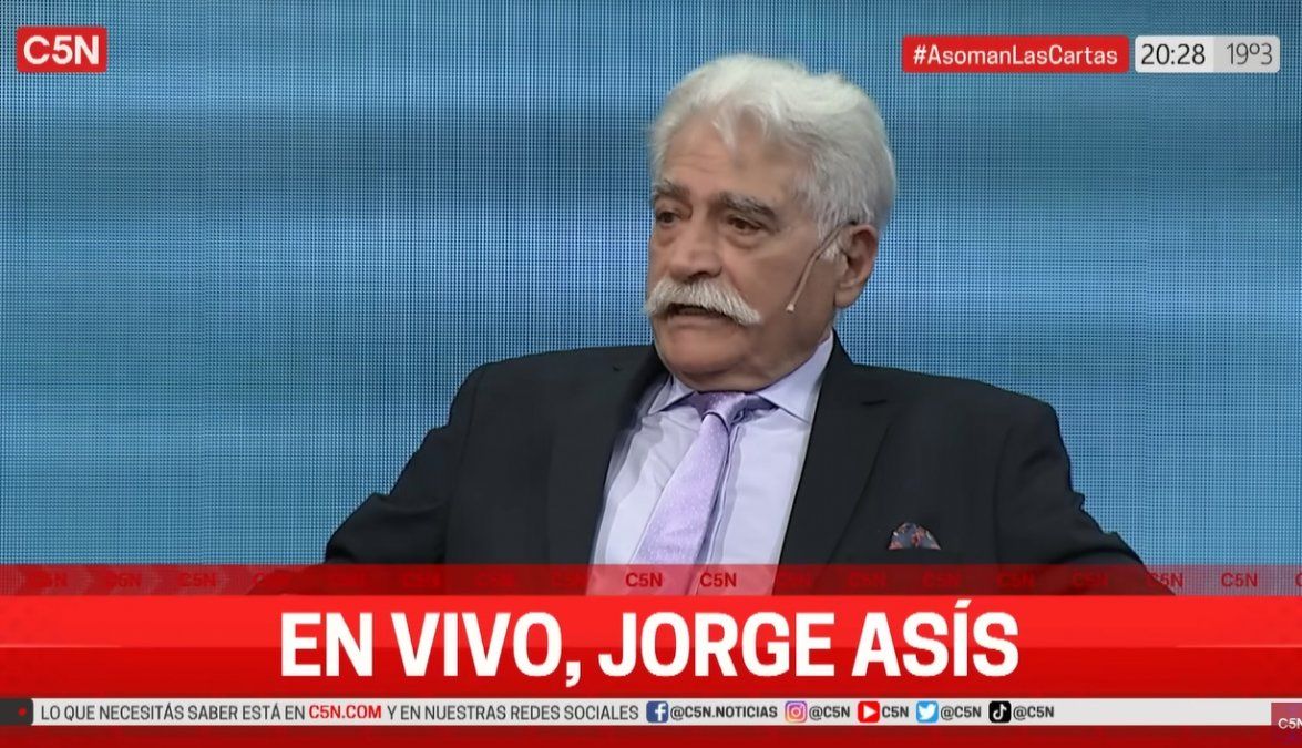 Jorge Asis participa de manera recurrente en C5N.&nbsp;