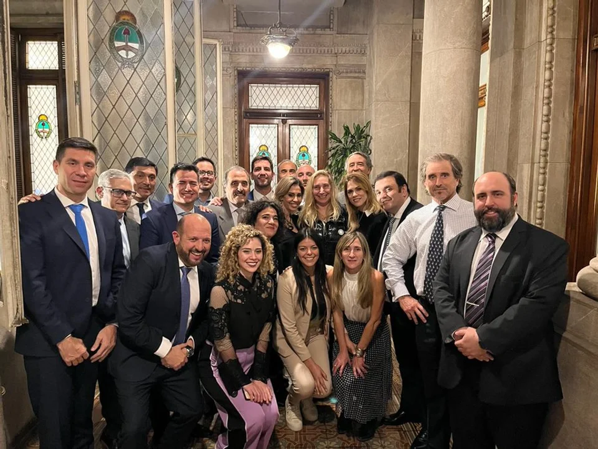 Karina Milei y los diputados nacionales de La Libertad Avanza. Karina Milei y los diputados nacionales de La Libertad Avanza.