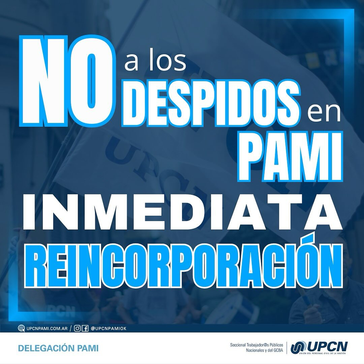 Los sindicatos denuncian despidos en distintas delegaciones de PAMI a nivel nacional, y piden la reincorporaci&oacute;n de los trabajadores.