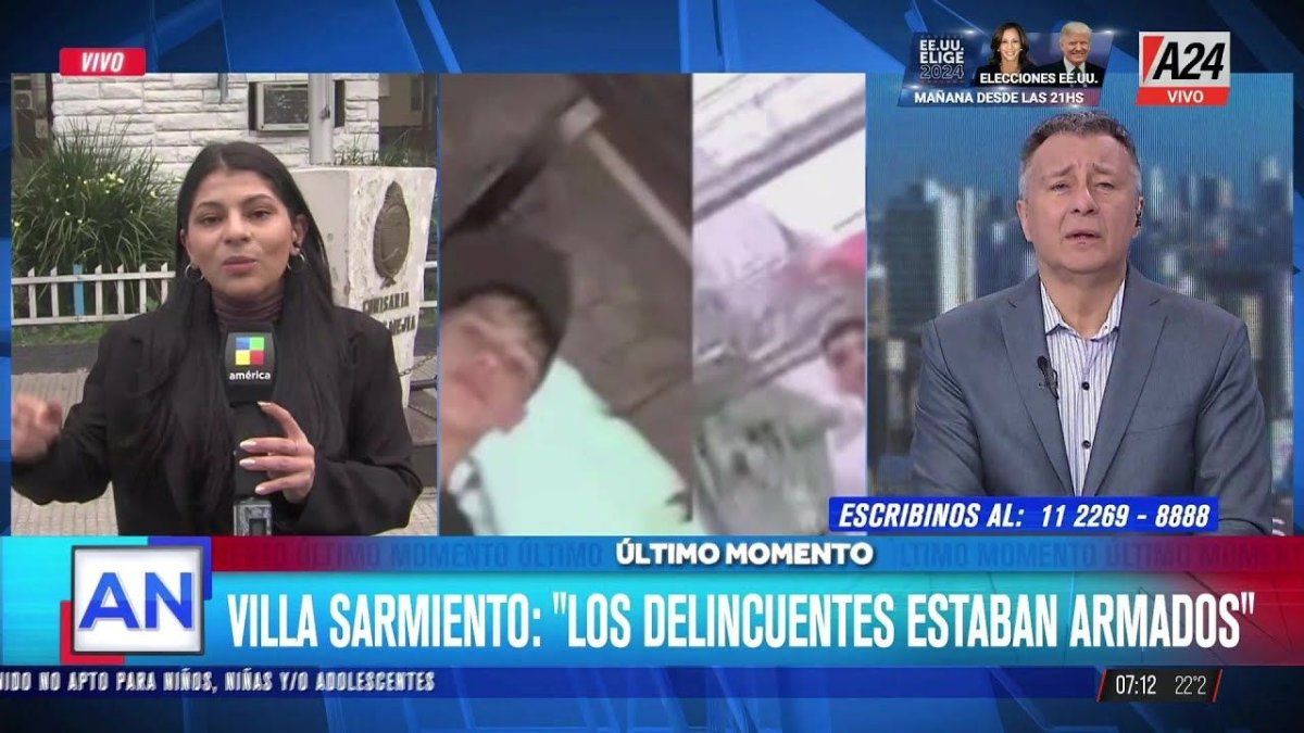 Asaltaron a los móviles de El Nueve y Telefe.&nbsp;