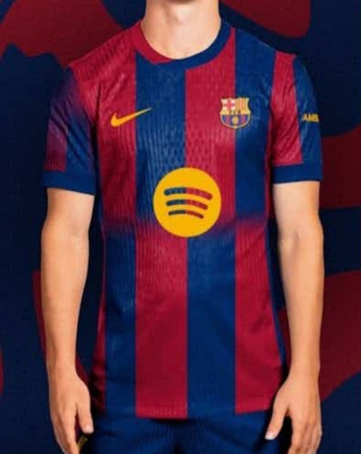 La camiseta titular de Barcelona para la temporada 25/26. La camiseta titular de Barcelona para la temporada 25/26.