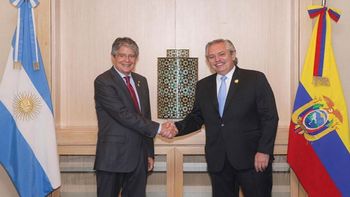 Guillermo Lasso y Alberto Fernández, buscando restablecer el vínculo bilateral. Guillermo Lasso y Alberto Fernández, buscando restablecer el vínculo bilateral.