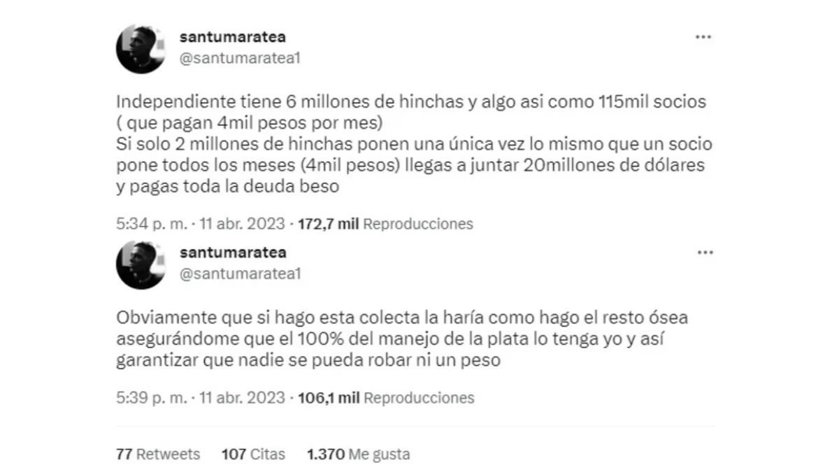 Revelan cuánto tiene que recaudar Santi Maratea para saldar todas las deudas  de Independiente