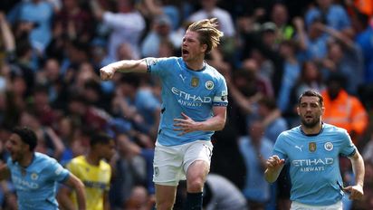 Manchester City está a un paso de ser campeón a pesar de su amarga temporada