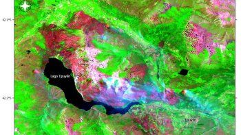 Imágenes satelitales del SMN de los incendios en Chubut revelan la magnitud de la tragedia. Imágenes satelitales del SMN de los incendios en Chubut revelan la magnitud de la tragedia.