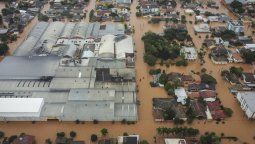 Inundaciones en el Sur de Brasil.