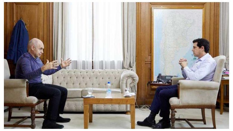 De Pedro y Larreta acordaron una agenda de trabajo