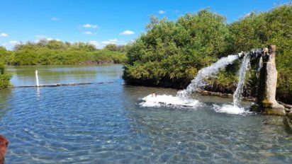 Las termas poco conocidas en un pueblito en Córdoba