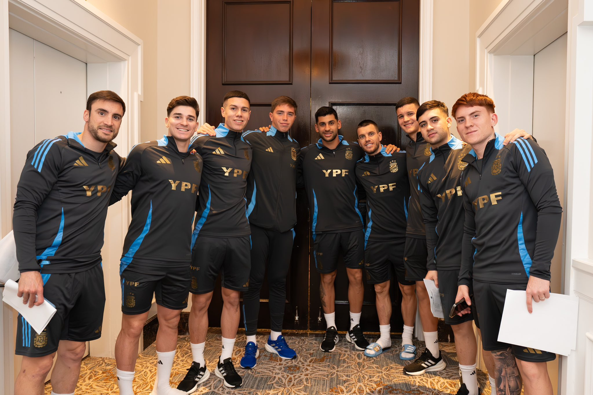 Los tempraneros de la Selección Argentina. Los tempraneros de la Selección Argentina.