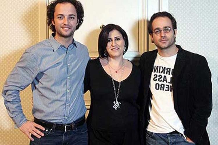 Suaya, Aguirre y Pauls, en la presentación de Ciega a citas. (Foto: web)