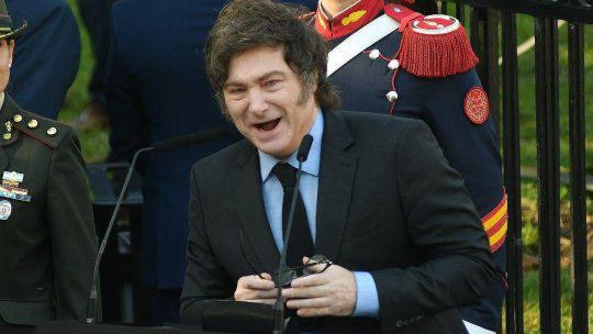 Javier Milei, bajo la lupa por Malvinas.