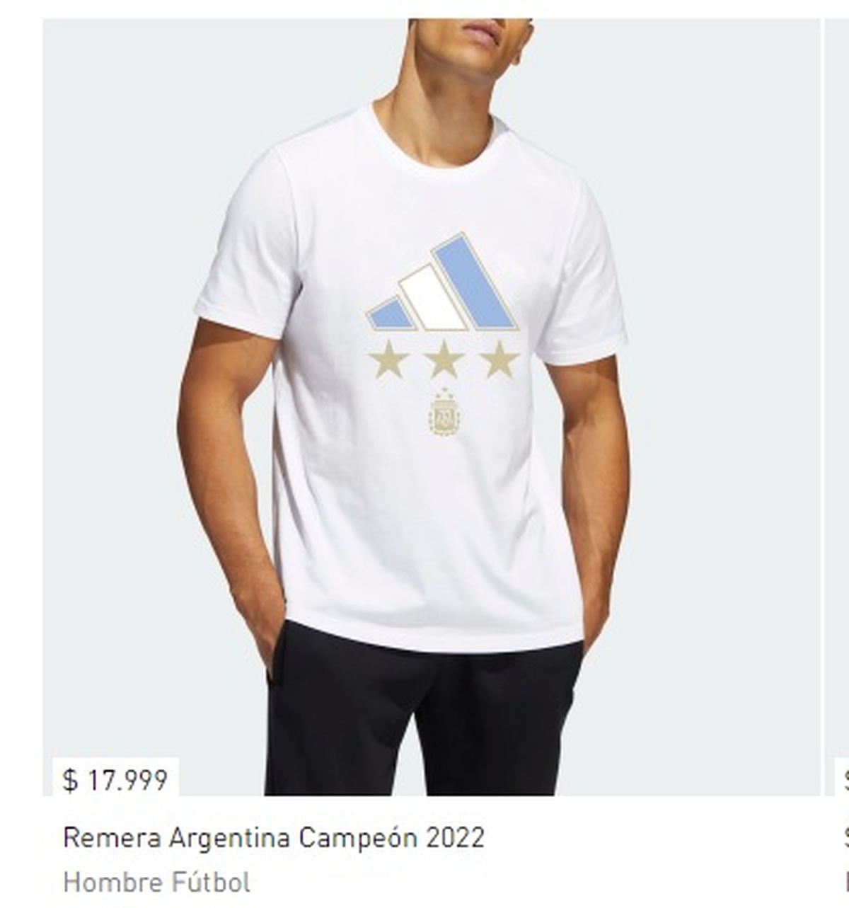 adidas Camiseta Argentina Messi 10 Local 3 Estrellas Niño 2023 (Dorsal  Oficial)