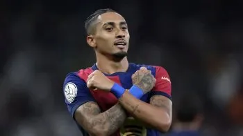 Raphinha, baja por precaución: el Barcelona pierde a uno de sus jugadores más determinantes en plena pelea por LaLiga. Raphinha, baja por precaución: el Barcelona pierde a uno de sus jugadores más determinantes en plena pelea por LaLiga.