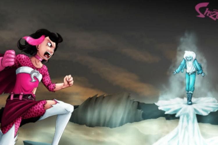 Shezow, superhéroe transexual