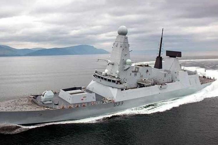 El HMS Dauntless ya está en las Islas Malvinas.