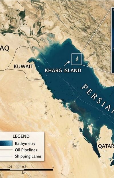 Donald Trump dice que destruyó las defensas de la isla Kharg y amenaza instalaciones petroleras