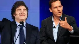 Javier Milei recibe al dueño de Palantir y fundador de Paypal.