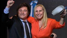 Javier y Karina Milei.&nbsp;