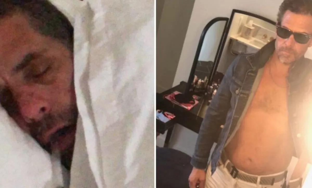 Par de imágenes de Hunter Biden bajo el efecto de las drogas encontradas en su laptop, entre las cuales también se encuentran videos sexuales.