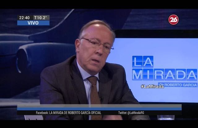 El economista Guillermo Nielsen en el programa La Mirada, conducido por Roberto García. Foto: Captura