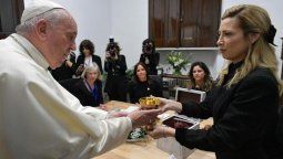 La primera dama argentina se reunió con el papa Francisco