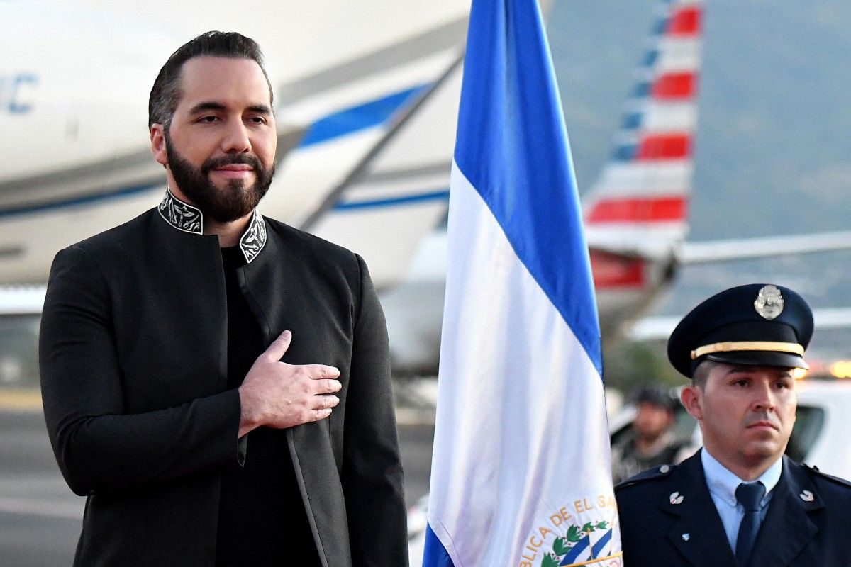 El presidente de El Salvador, Nayib Bukele