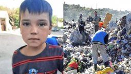 Víctor era el nombre del niño pequeño que murió atropellado por un camión de basura cuando se resbaló del mismo, mientras buscaba comida.