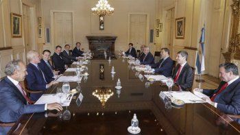 Alberto Fernández recibió a empresarios el martes en la Casa Rosada. Foto: NA. Alberto Fernández recibió a empresarios el martes en la Casa Rosada. Foto: NA.